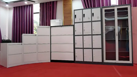 Knock Down Metal Cabinet Utility Furniture Steel Storage Broom Cabinet 
